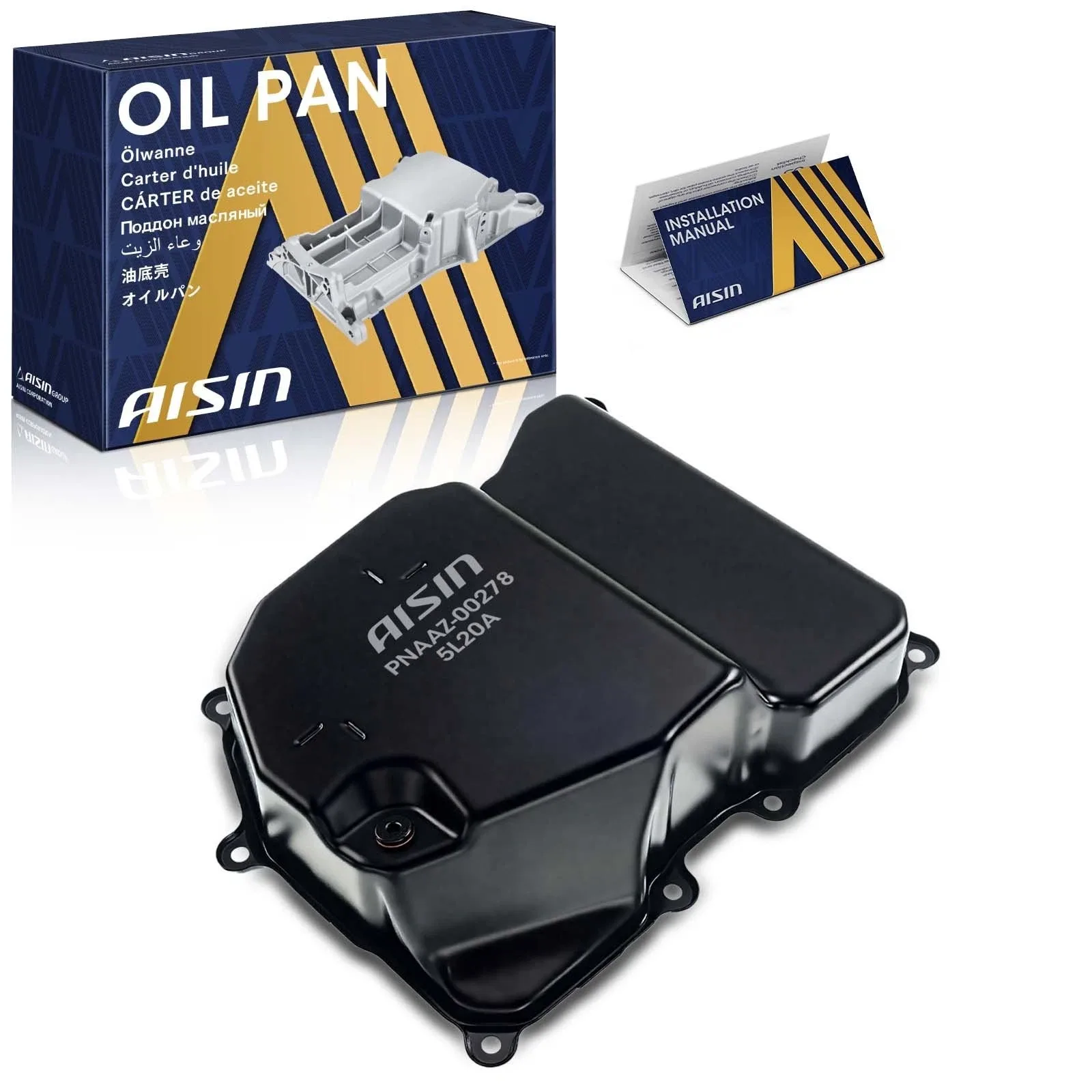 AISIN PNAAZ-00278 Auto Transmission Oil Pan for Mini Cooper 2007-2016 L4 1.6L