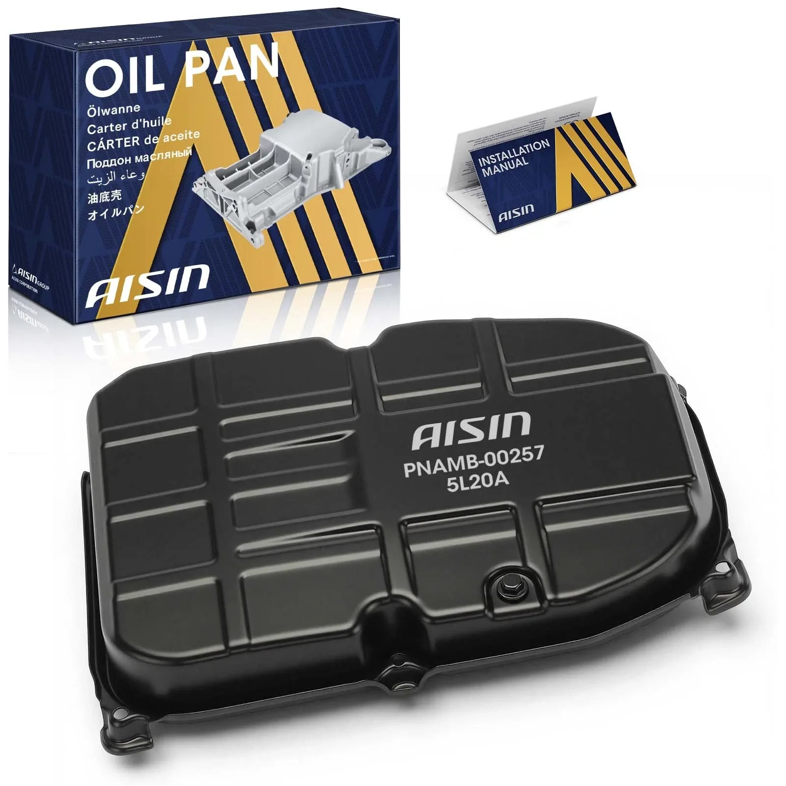 AISIN Transmission Oil Pan for Mercedes-Benz E320 S320 S420 S500 S600 1990-1996