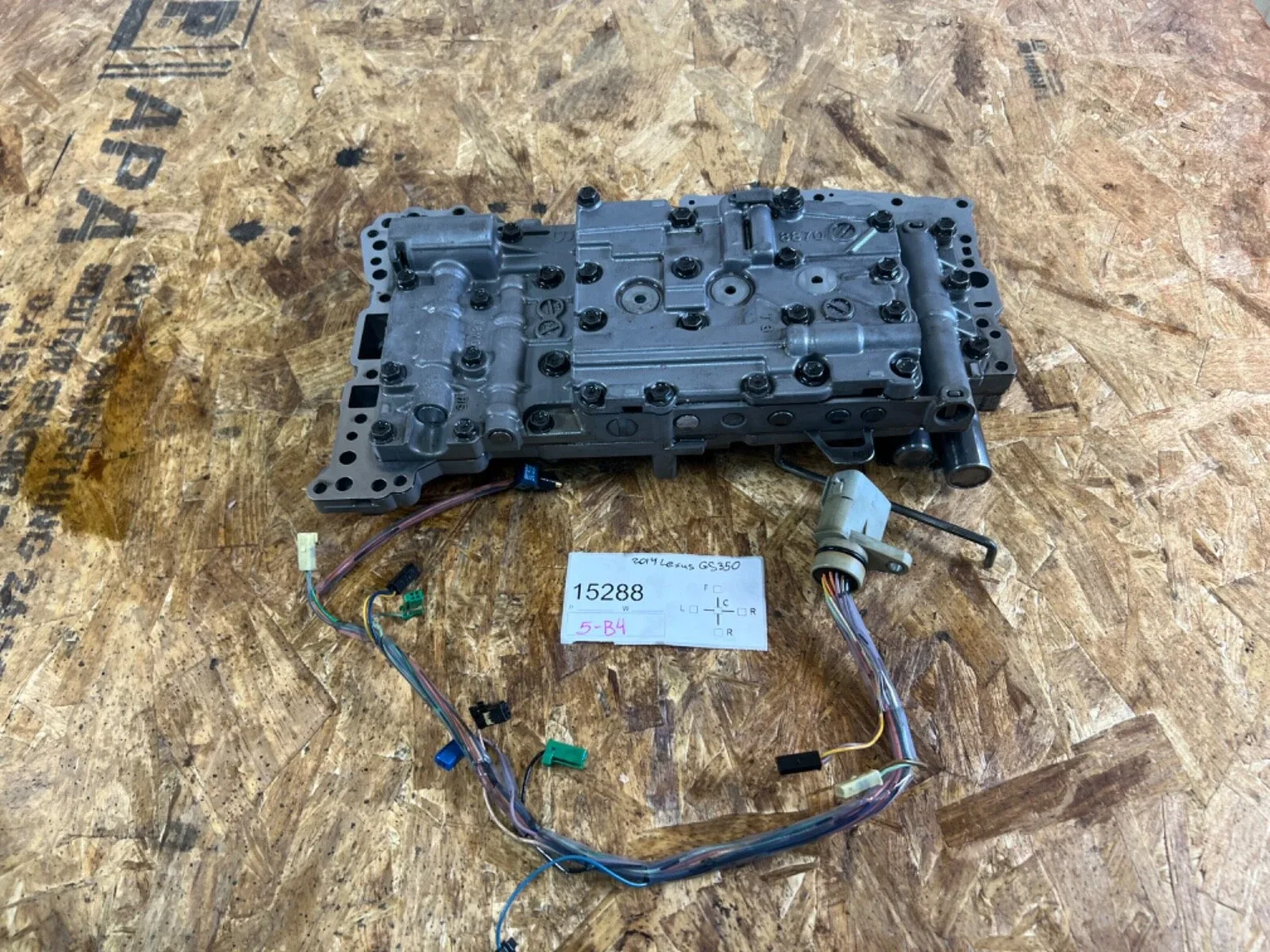 2013-2020 Lexus GS350 RWD Transmission Valve Body w/ Solenoids