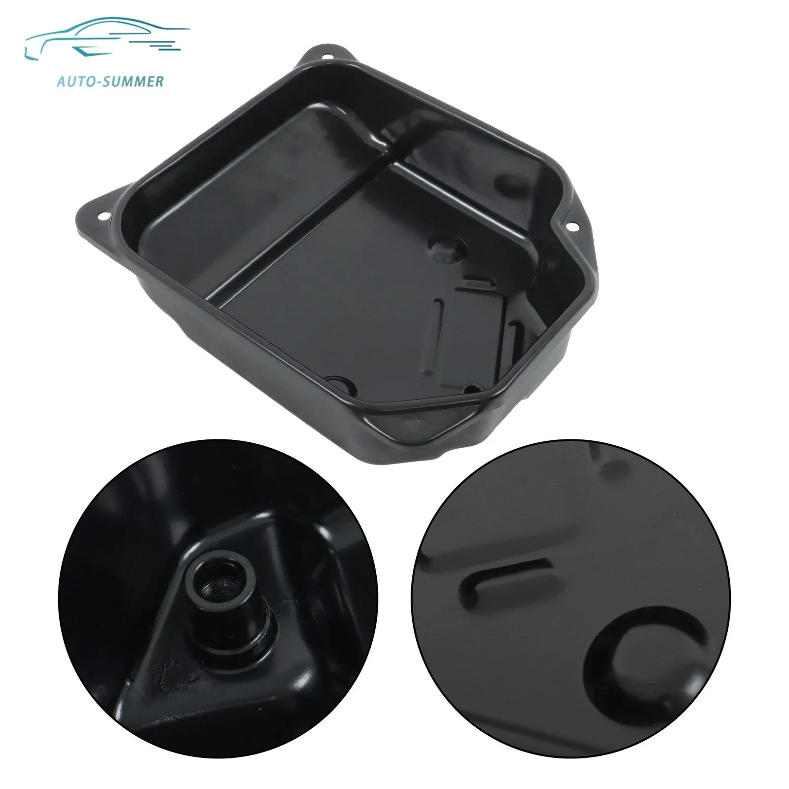 Transmission Oil Pan For Volkswagen Beetle Jetta Passat w/ Drain Plug & Gasket image 2