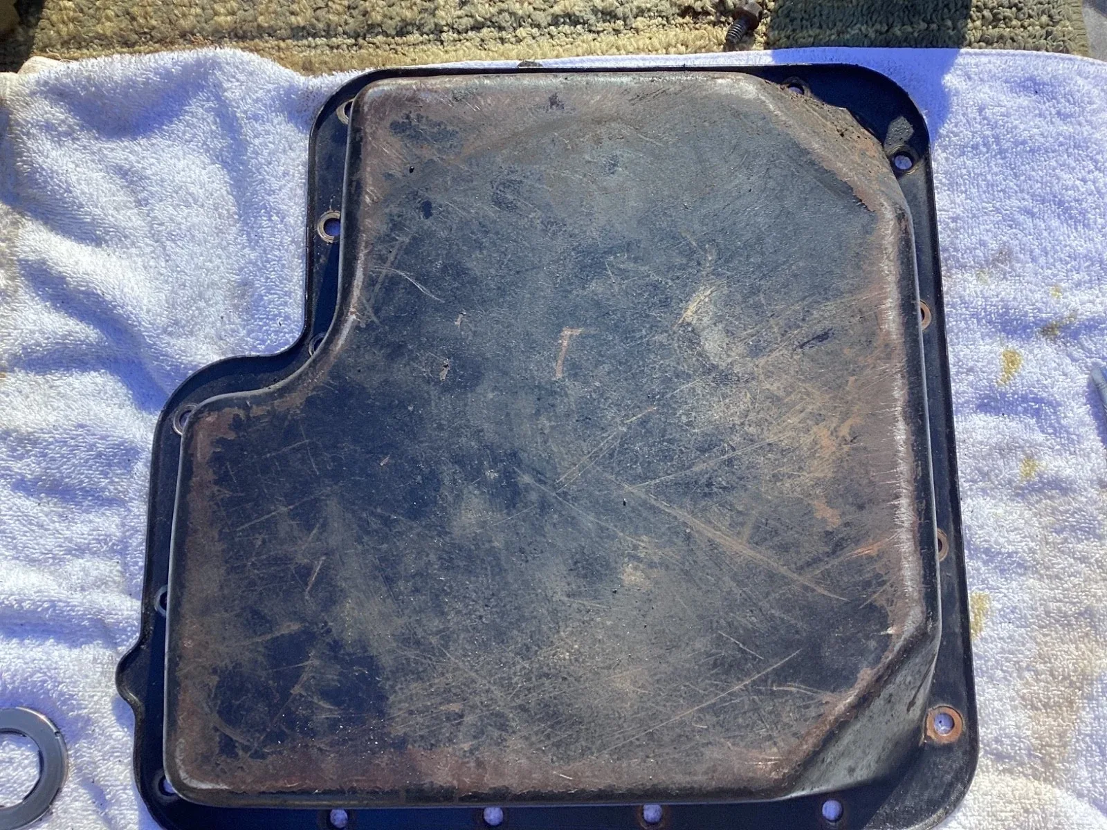 OEM Used Ford C6          Oil Pan & Bolts      Free Shipping image 4