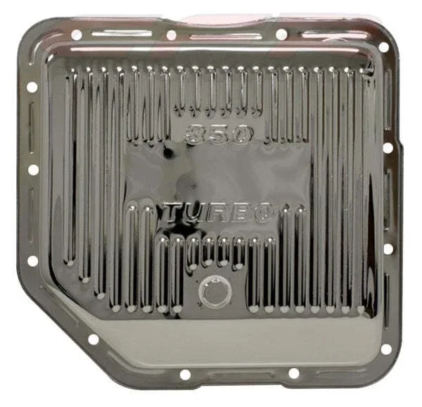 Cobra-Tek HZ-9122-C Chrome Steel Transmission Pan for Chevy/GM Turbo TH-350