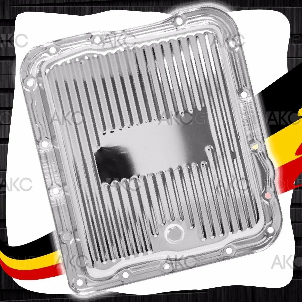 FOR CHEVY GM 700R4 4L60E 4L65E CHROME FINISH STEEL TRANSMISSION PAN