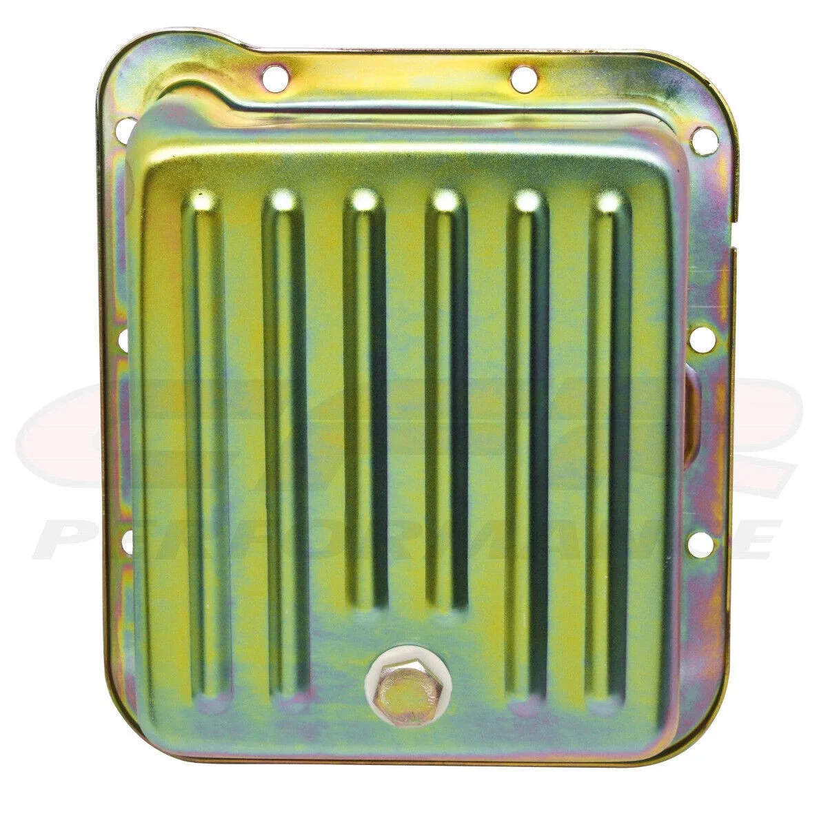 Fits Ford C4 Steel Transmission Pan Case Fill Style Deep Sump 4" Zinc Finish