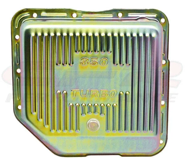 Fits Chevy GM Turbo Th-350 Steel Transmission Pan (Deep Sump) Zinc