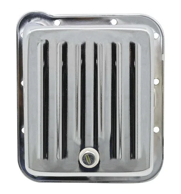 Ford C4 Transmission Deep Sump 4" Chrome Steel Pan - Cobra-Tek HZ-9530-C