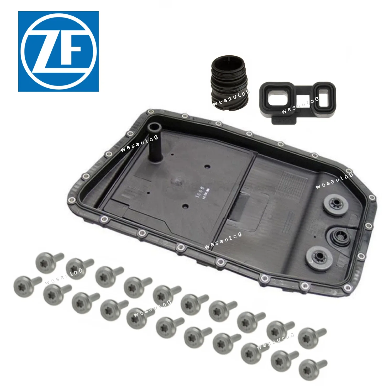 BMW Transmission Oil Pan Kit OEM 501216243469 / 73610148683 image 2