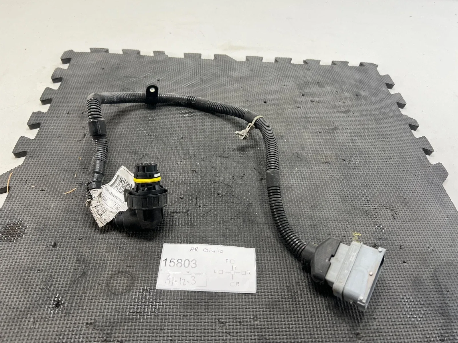 2017-2023 Alfa Romeo Giulia ZF GA8HP50z Transmission Wire Harness 0260550122