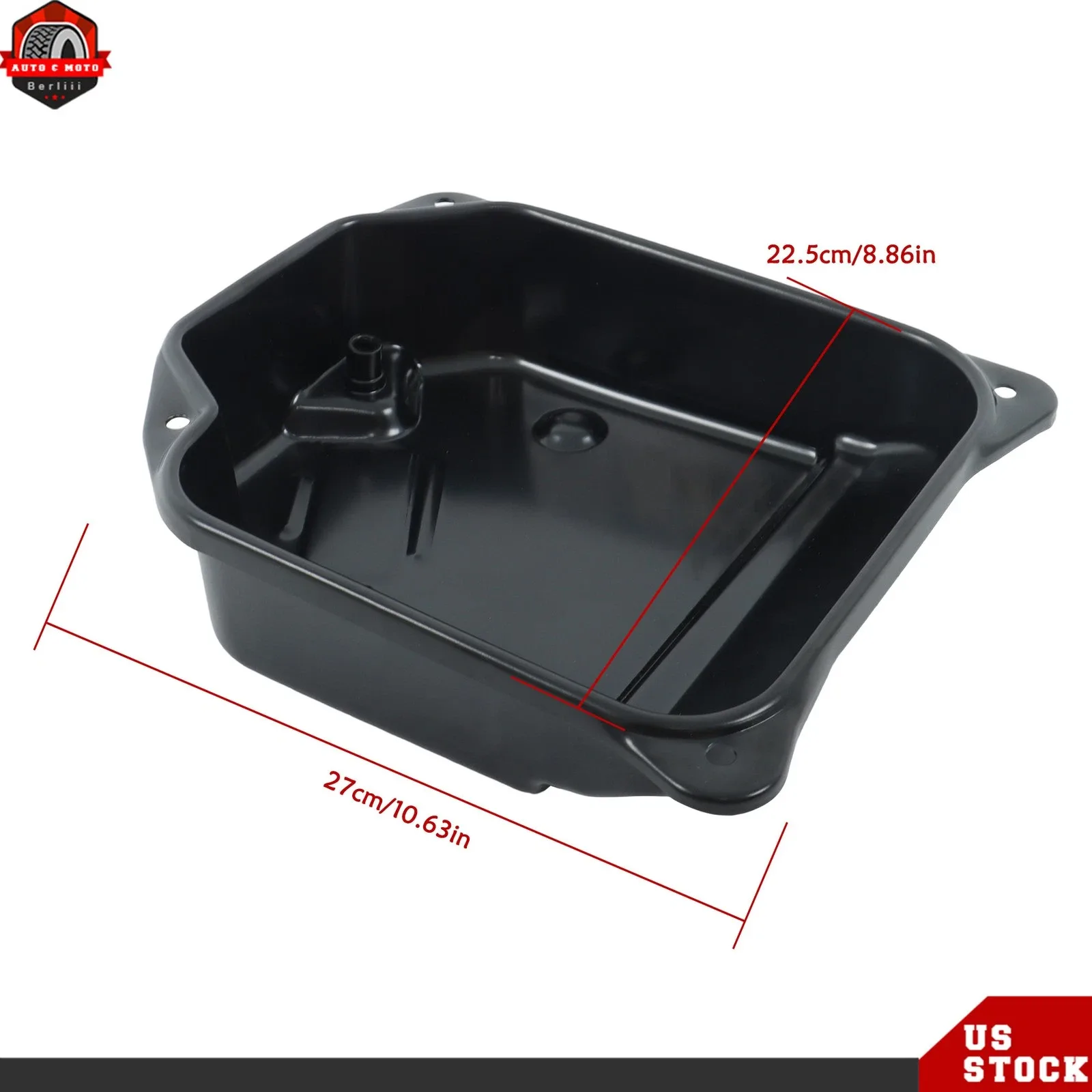 For Volkswagen Beetle Jetta 1993-06 Transmission Oil Pan w/ Drain Plug & Gasket image 4