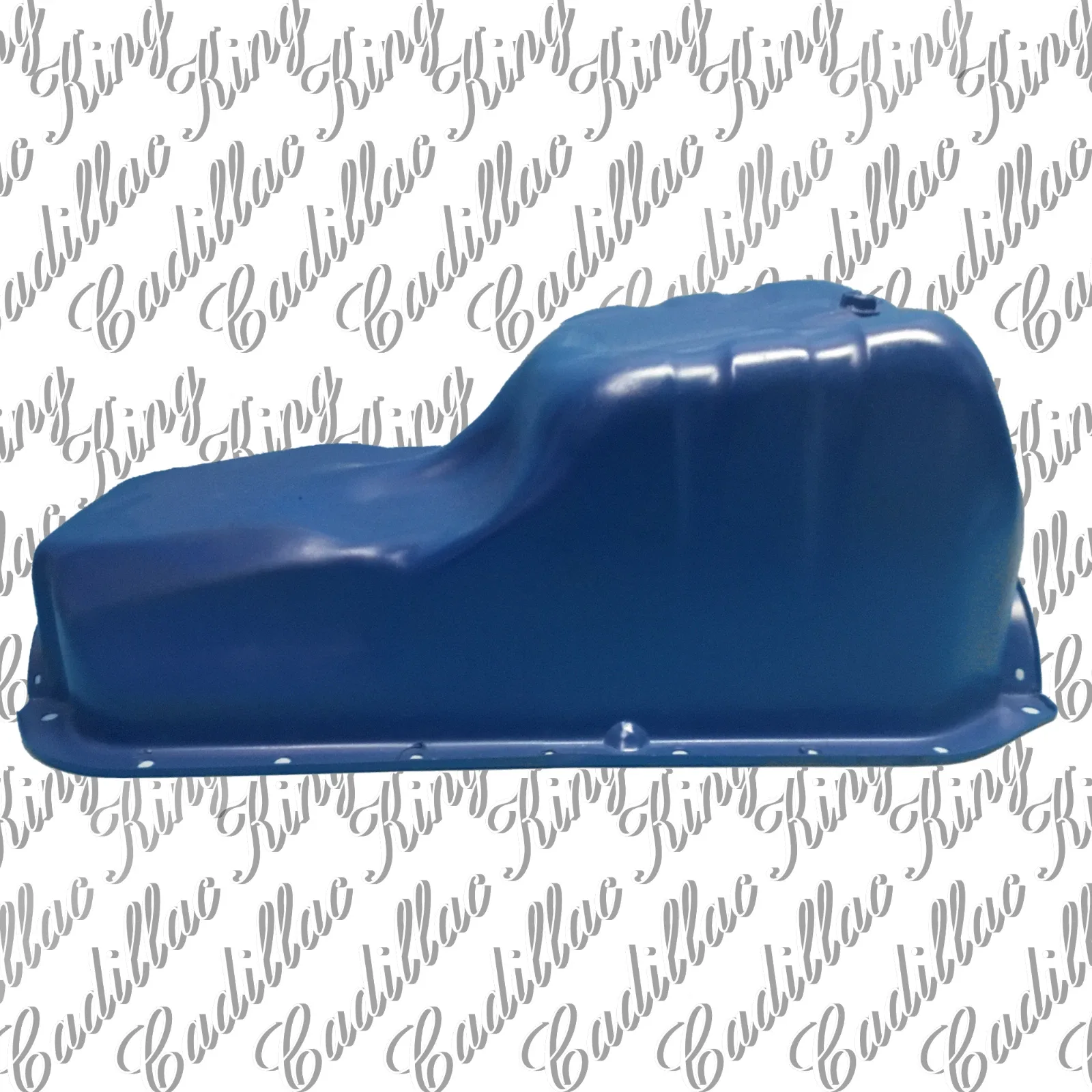 64 Cadillac DeVille Engine Oil Pan 429 CI ORIGINAL USED, PAINTED image 2