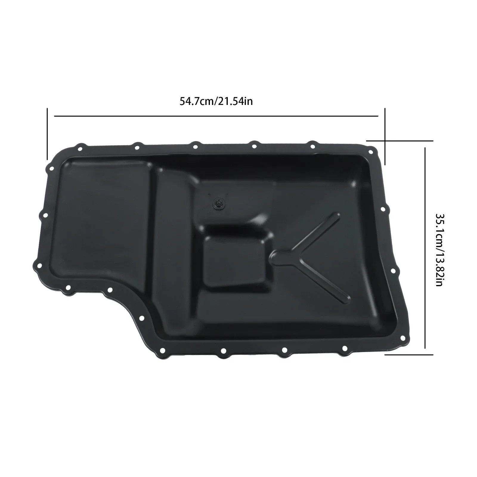 6R140 265-830 Transmission Oil Pan w/Drain Plug For Ford F-250 F-350 F-450 F-550 image 2