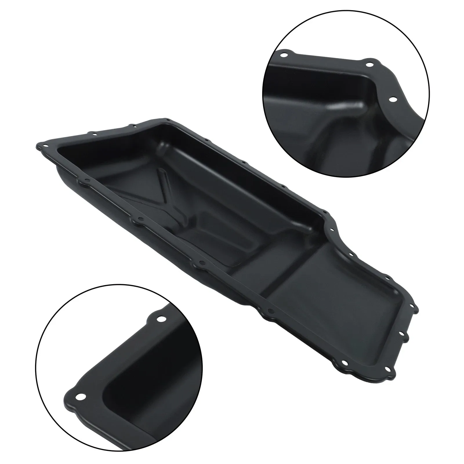 6R140 265-830 Transmission Oil Pan w/Drain Plug For Ford F-250 F-350 F-450 F-550 image 3