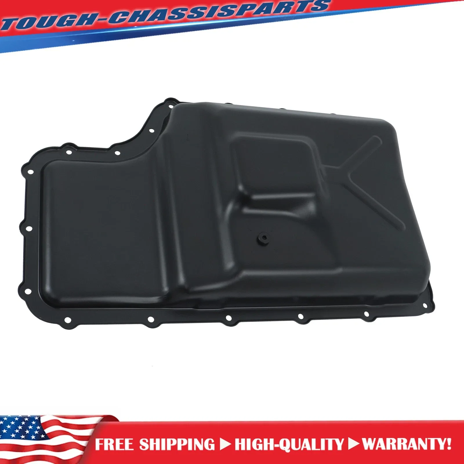 6R140 265-830 Transmission Oil Pan w/Drain Plug For Ford F-250 F-350 F-450 F-550