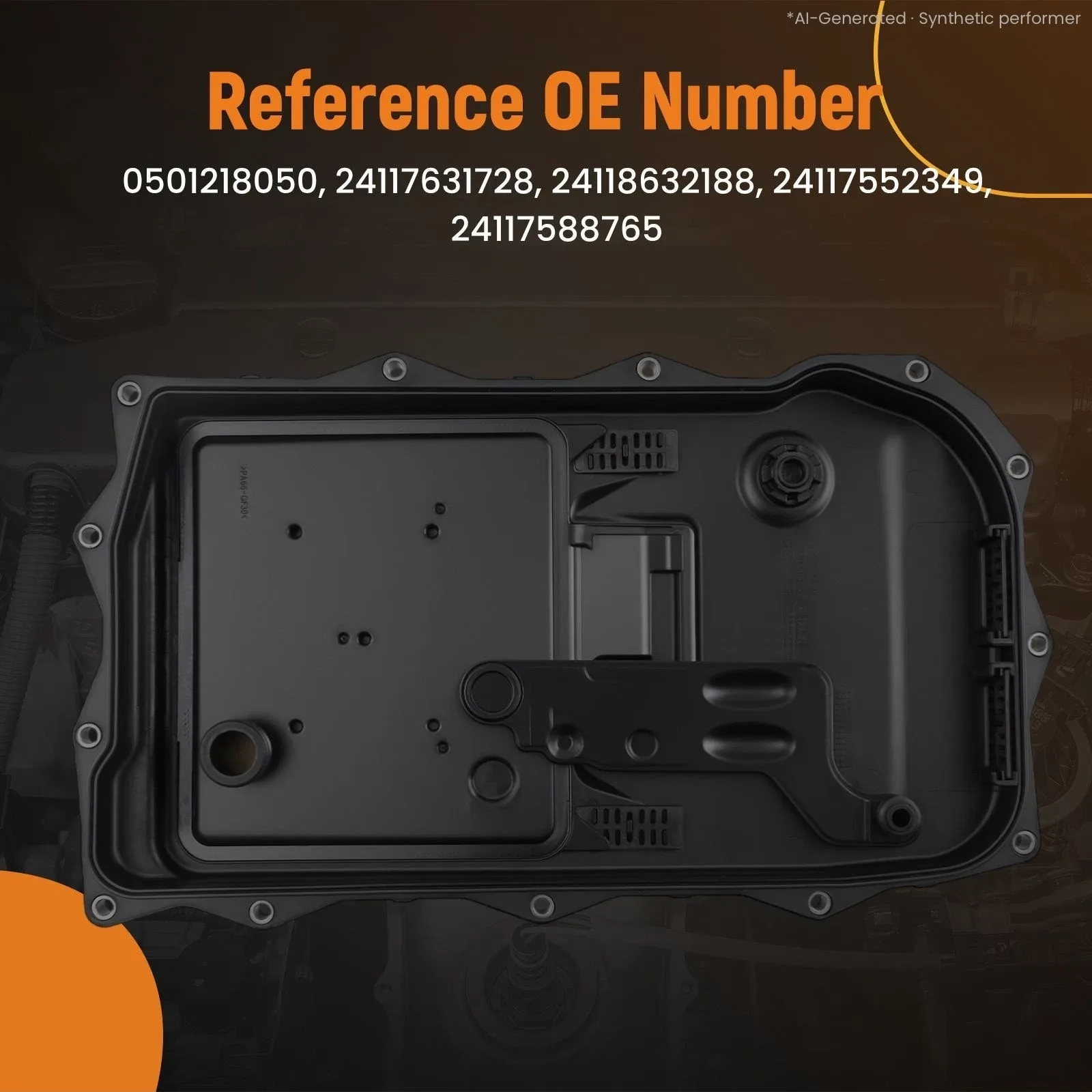 Transmission Oil Pan for BMW ActiveHybrid 3 5 7 L6 3.0L 2012-16 24117631728 image 4
