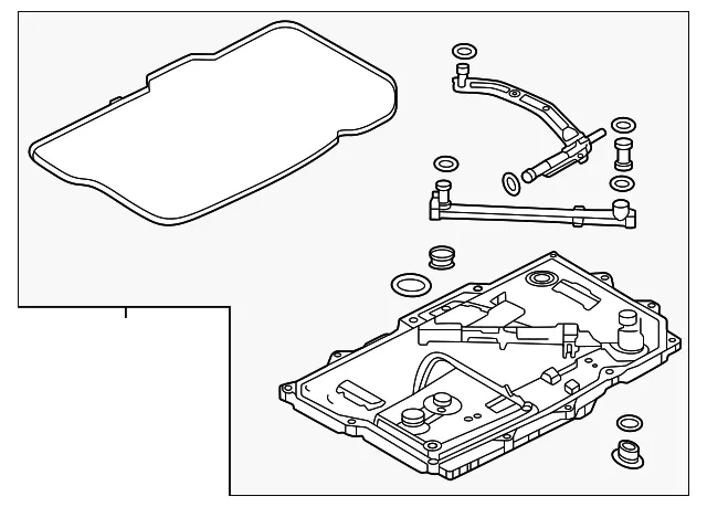 Genuine Mazda Transmission Oil Pan RZ15-21-51X