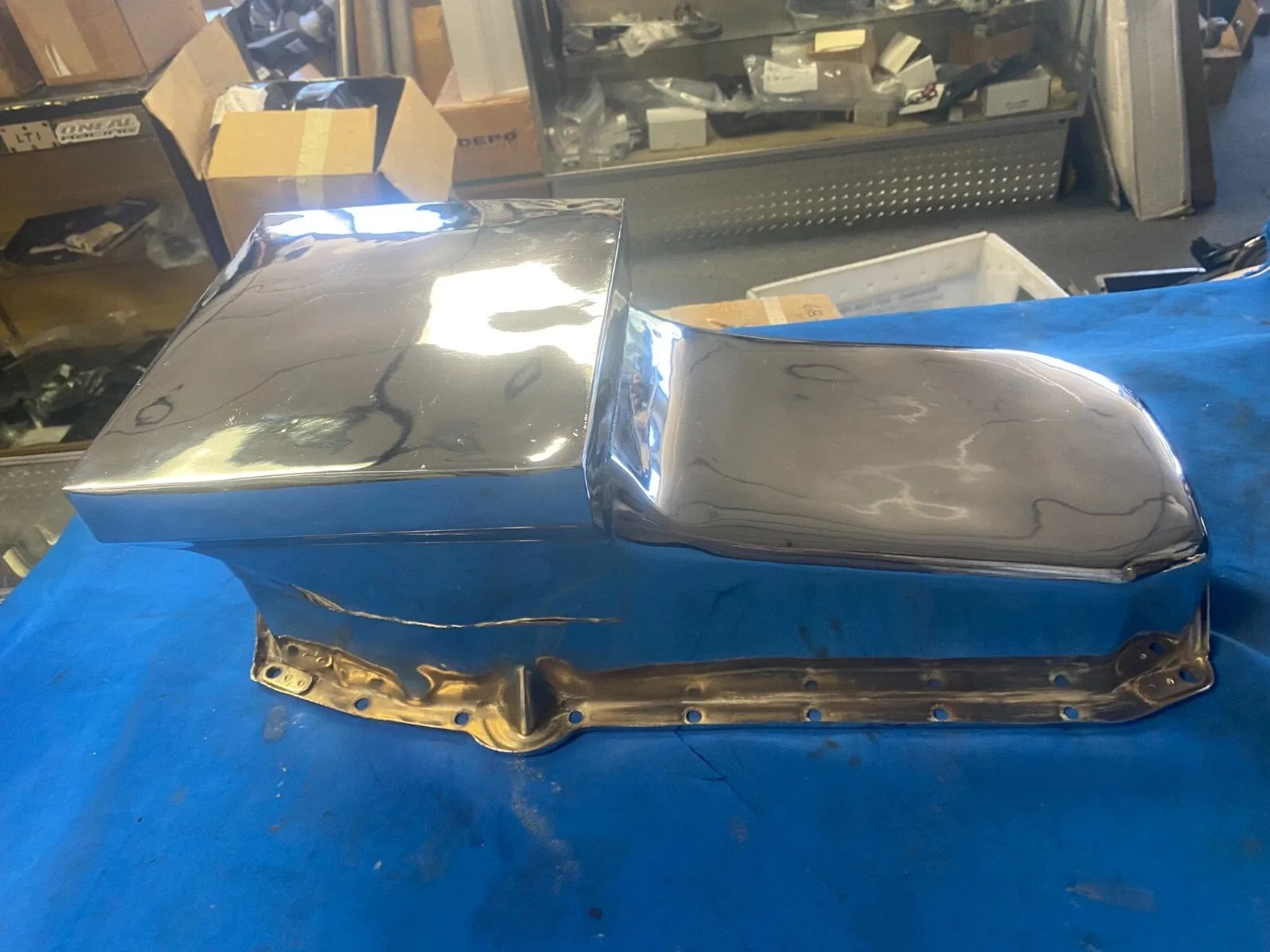 66167 55-79 GM  7 quart small block oil pan image 4
