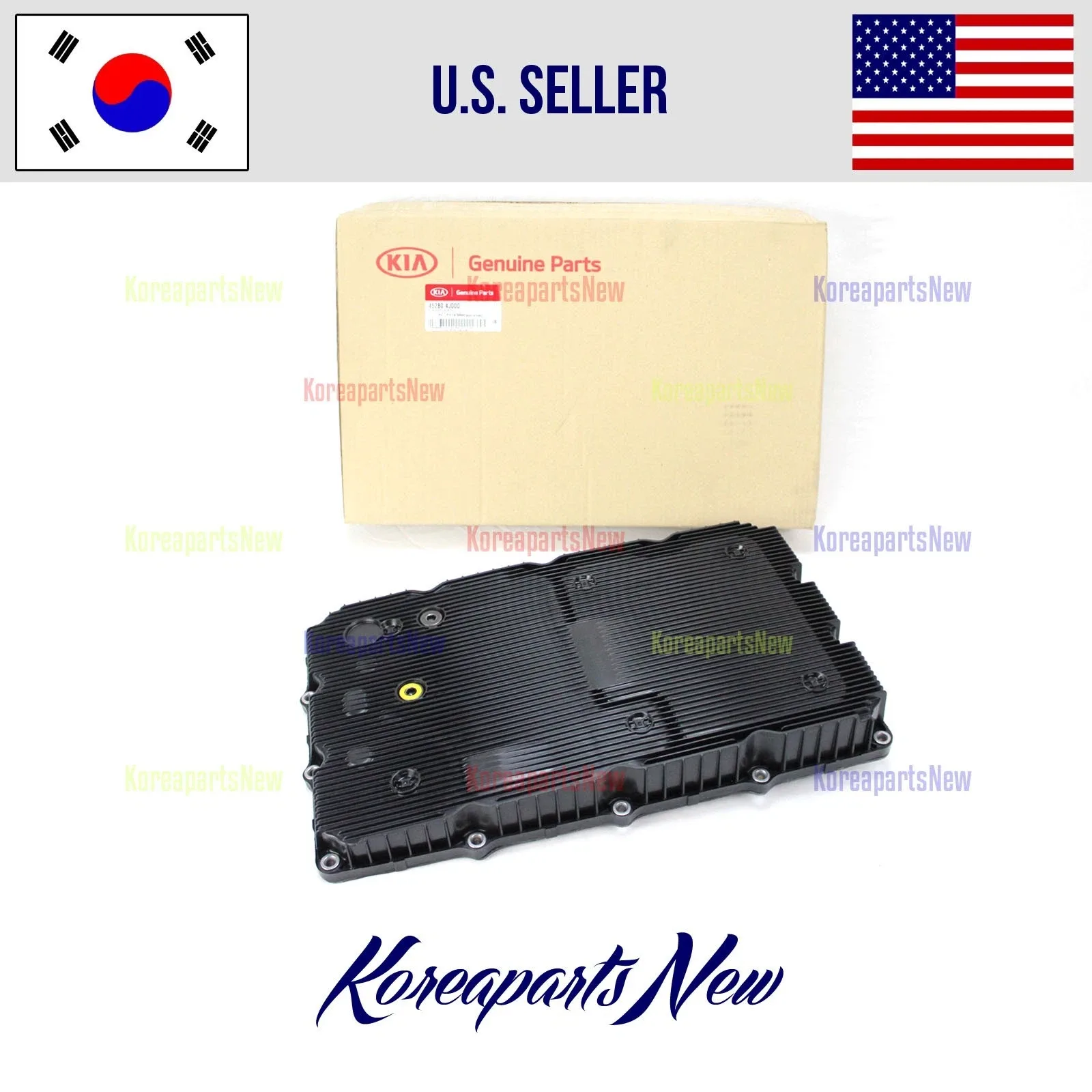 3.3L 3.8L 5.0L Transmission Oil Pan 452804J000 ⭐OEM⭐ G80 G90 2017-2021 G70 19-26 image 2