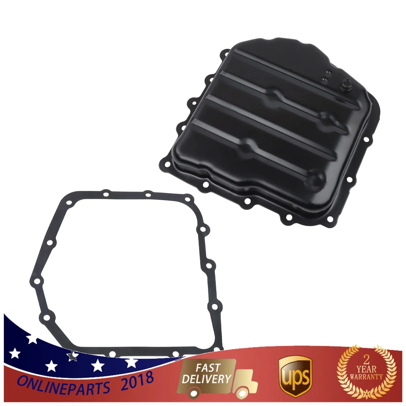 For Dodge Grand Caravan 1989-2002 Journey 09-2019 Transmission Oil Pan w/ Gasket image 2