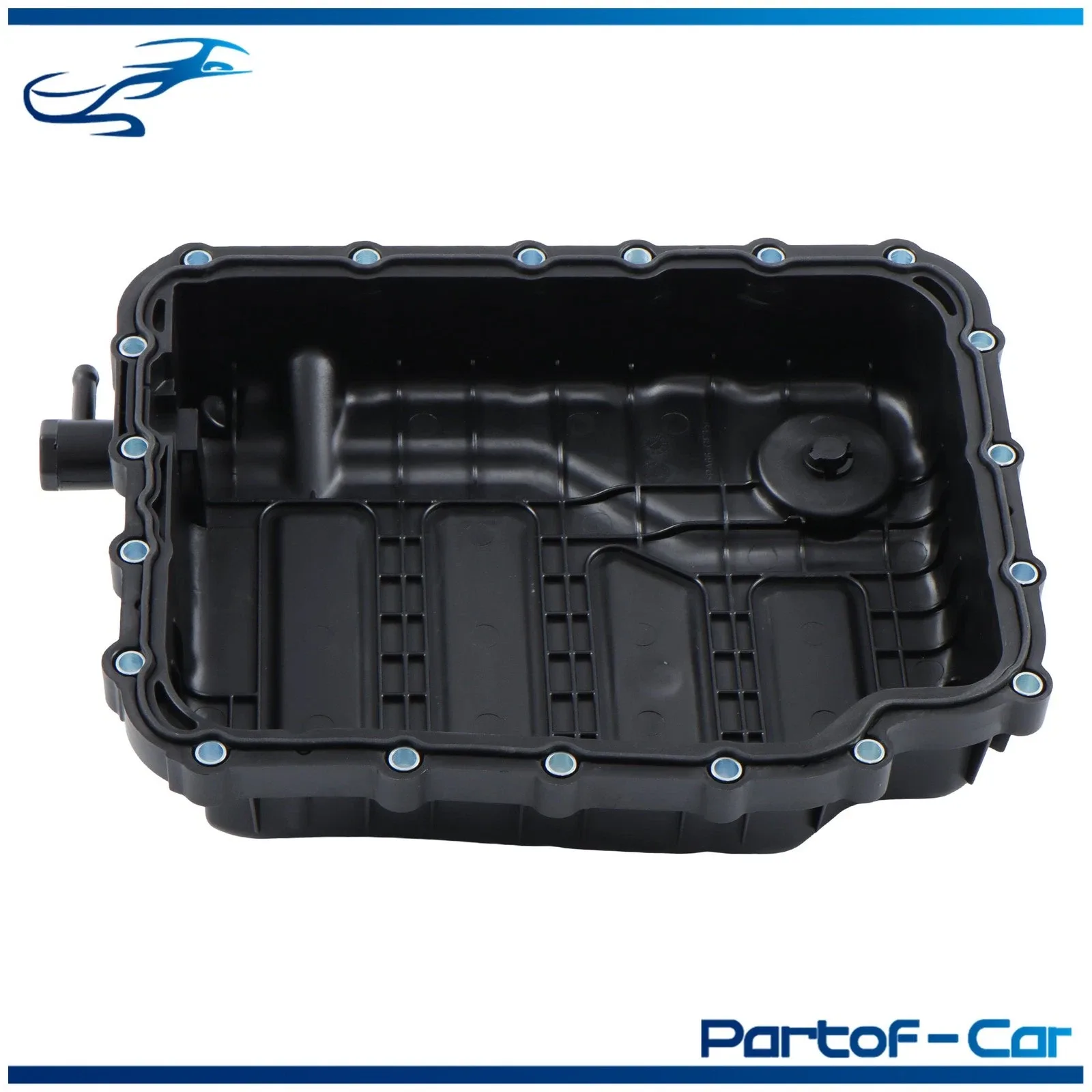 Transmission Oil Pan Automatic w/ Drain Plug For Jeep Patriot 2014-2017 L4 2.4L image 4