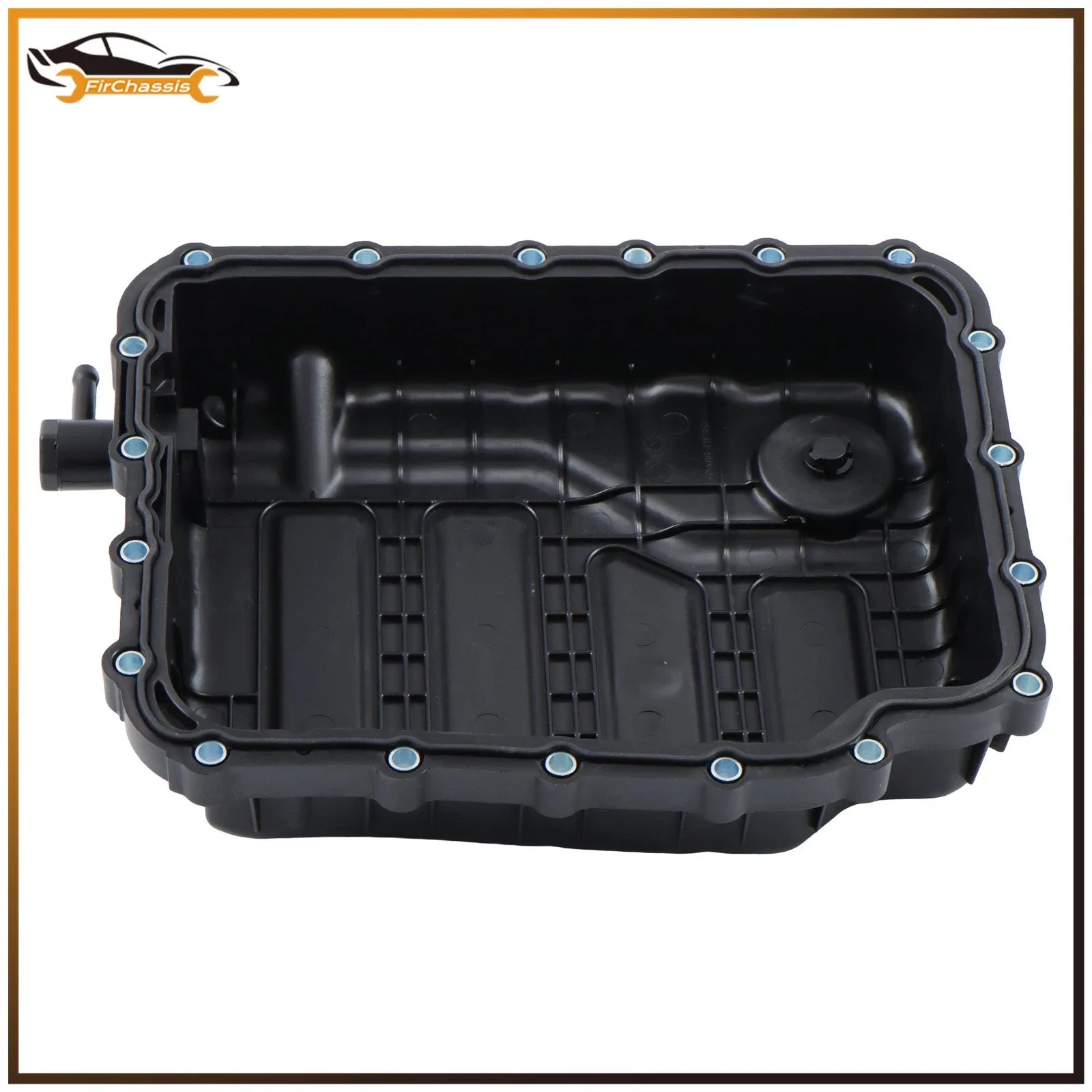 For Jeep Patriot L4 2.4L 2014-2017 w/ Drain Plug  Automatic Transmission Oil Pan image 2