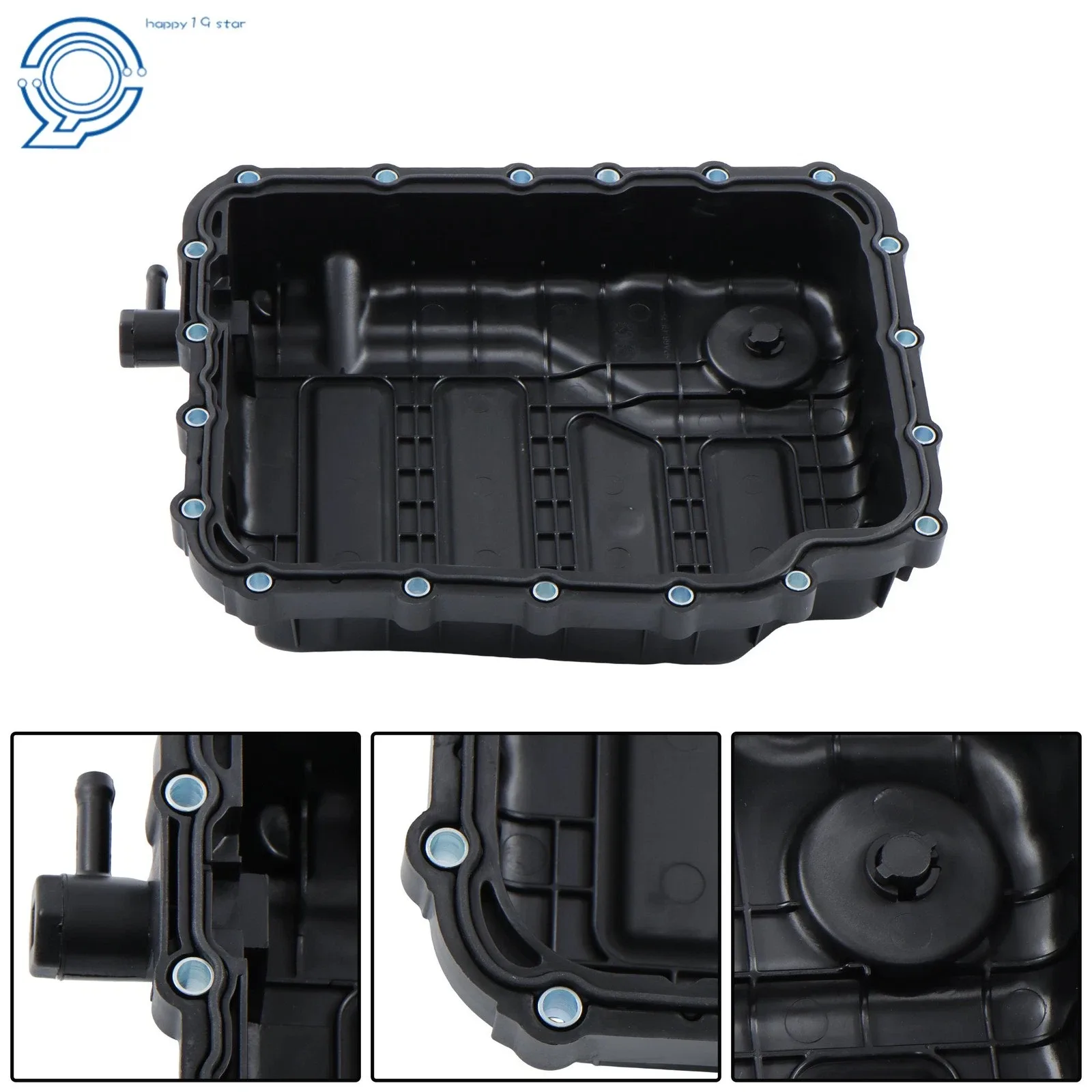 Automatic Transmission Oil Pan w/ Drain Plug For Jeep Patriot L4 2.4L 2014-2017 image 2