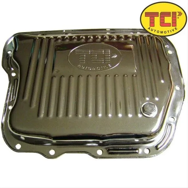 FITS 1962-88 MOPAR DODGE TORQUEFLITE 727 TRANSMISSION TCI CHROME OIL PAN