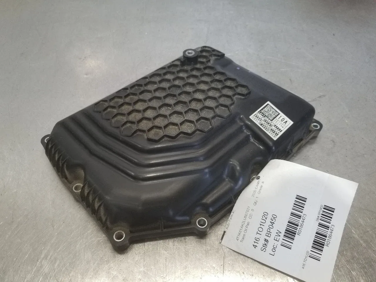 20 TOYOTA CAMRY XSE 2.5L AUTOMATIC TRANSMISSION OIL PAN OEM image 2