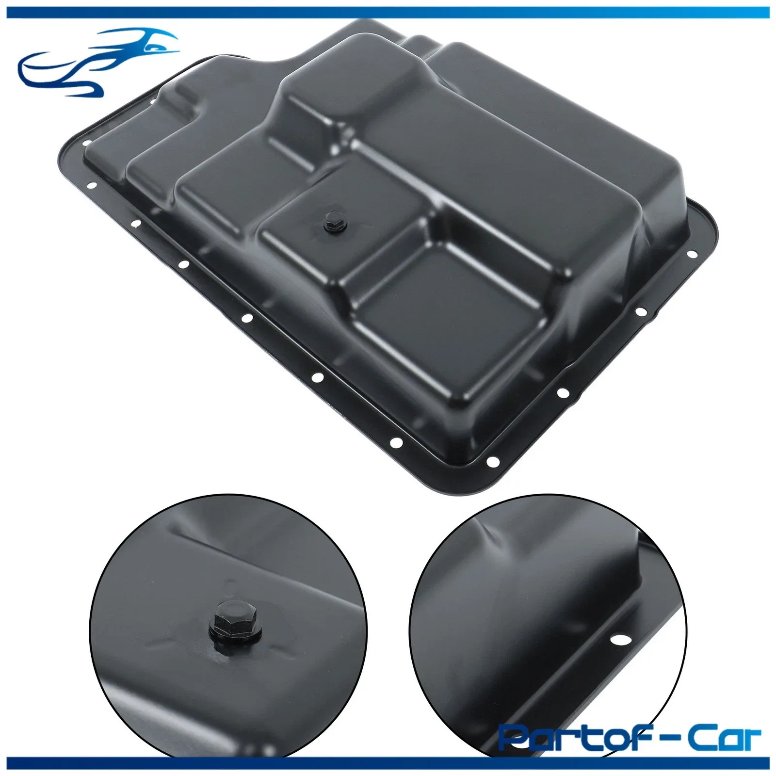 Transmission Oil Pan For Ford F-250 350 450 Super Duty F53 E-350 E-450 265-822 image 2