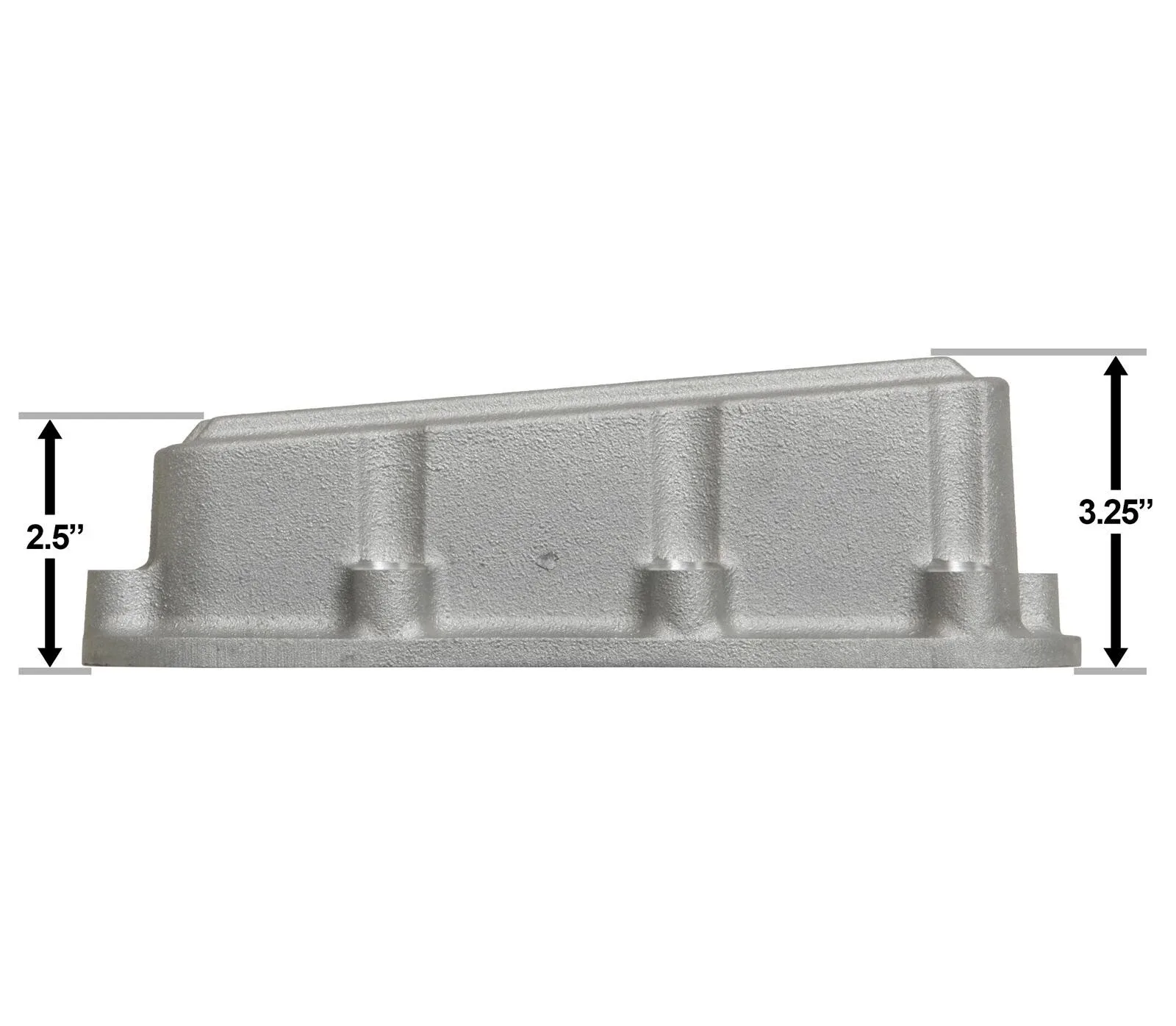 1964-73 FORD MERCURY C4 CAST ALUMINUM PLAIN TRANSMISSION OIL PAN DEEP CAPACITY image 3