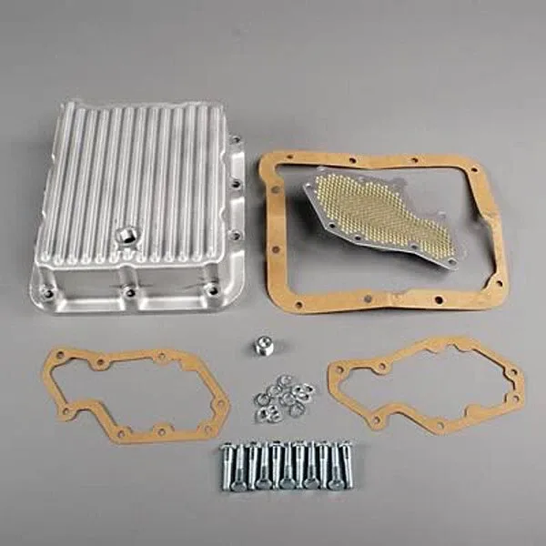 1964-73 FORD MERCURY C4 CAST ALUMINUM PLAIN TRANSMISSION OIL PAN DEEP CAPACITY