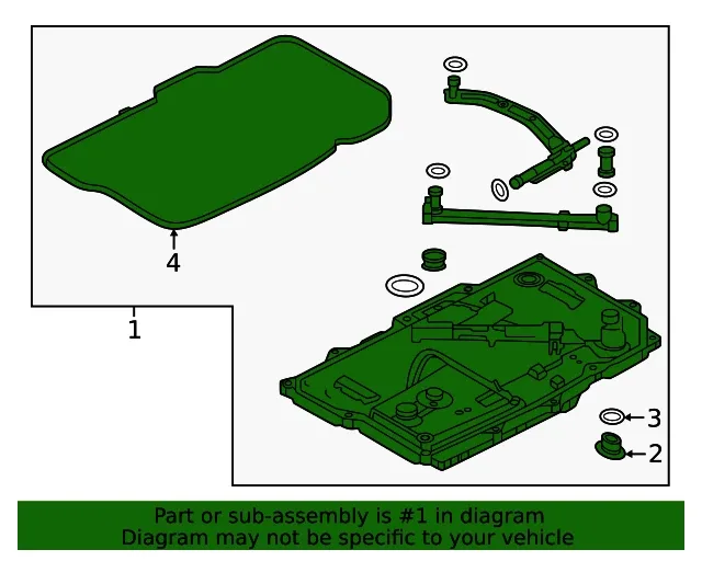 Genuine Mazda Pan Oil RZ17-21-51X image 2