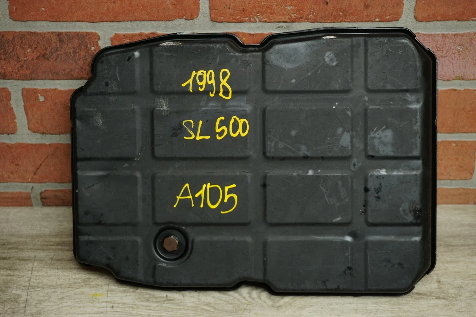 1996-1998 MERCEDES SL500 R129 5.0L V8 GAS AUTO TRANSMISSION GEARBOX OIL PAN OEM image 4