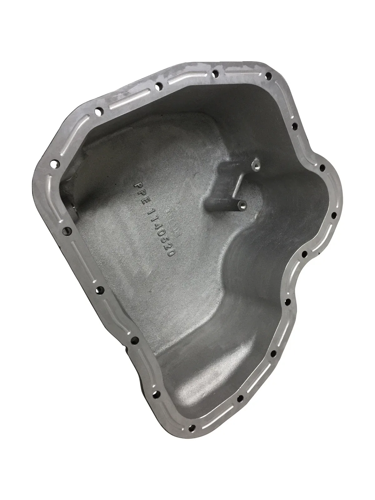 PPE 2001-2010 DURAMAX ENGINE OIL PAN CHEVY GMC MADE IN U.S.A. FLAT BOTTOM BLACK image 2
