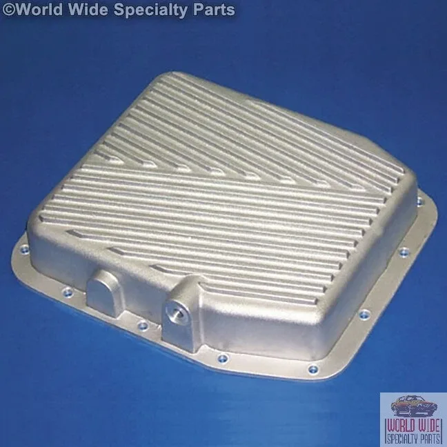 Ford AOD HD Stock Transmission Pan, 0.5 Qts Extra Capacity, Cast Aluminum
