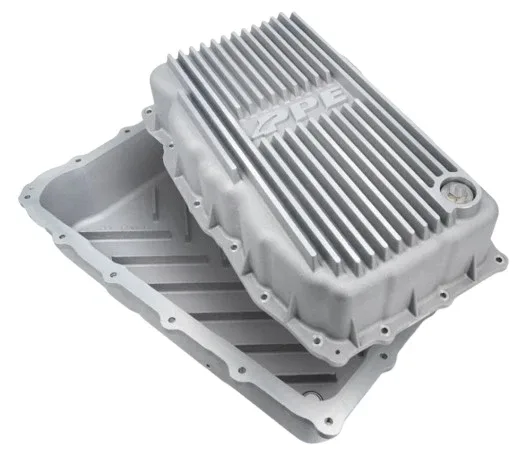 PPE Deep Raw Aluminum Transmission & Oil Pan Kit For 2020-2024 GM 3.0L Duramax image 2