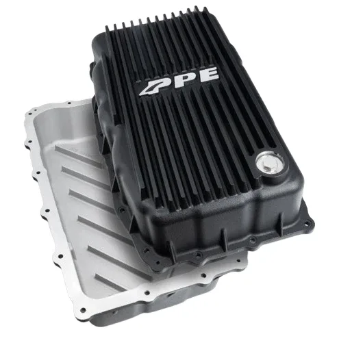 PPE Black Deep Aluminum Transmission & Oil Pan Kit For 2020-2024 GM 3.0L Duramax image 2