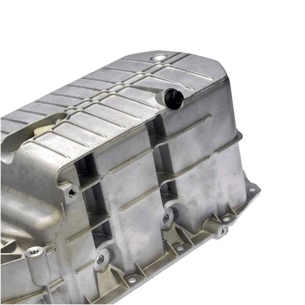 For Buick Skylark 1994-1998 Engine Oil Pan | Aluminum | Metallic Gray | Wet Sump image 3