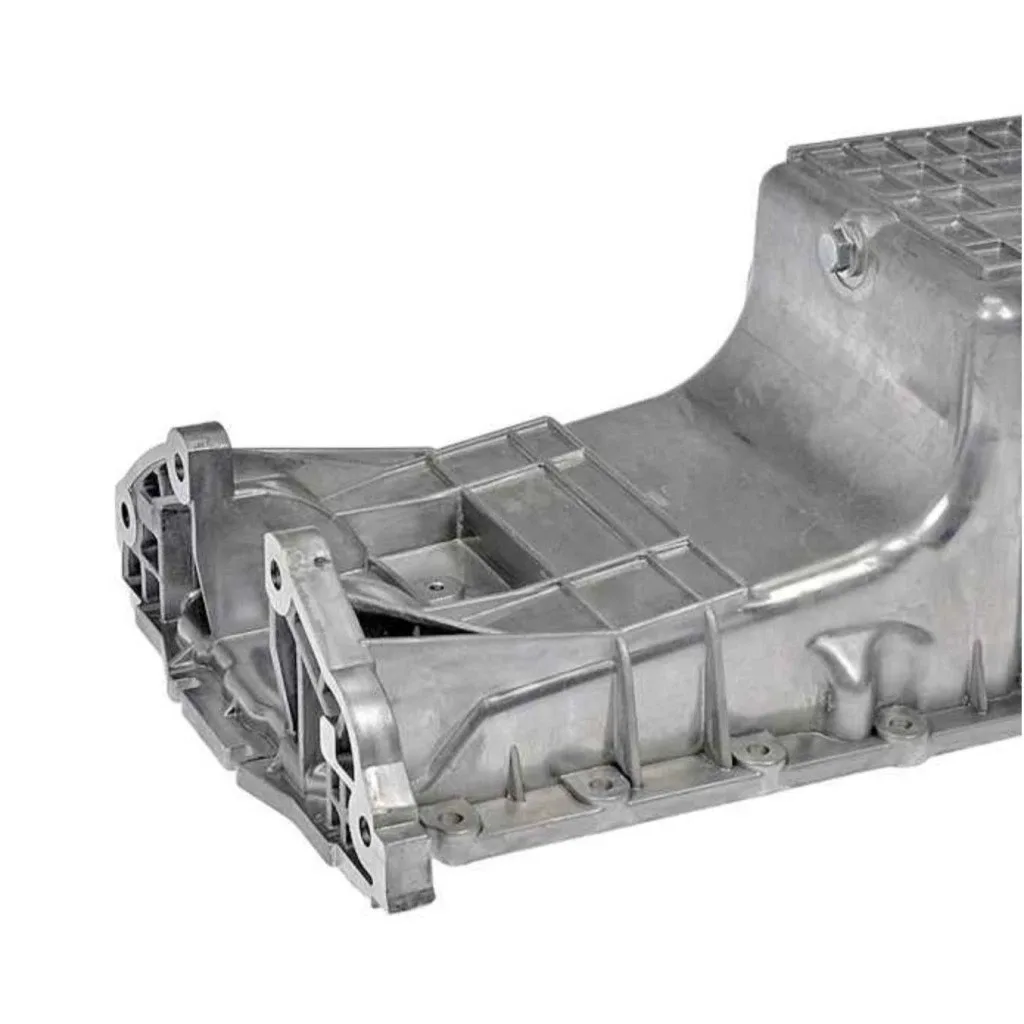 For Dodge Challenger 2010 Engine Oil Pan | Aluminum | Metallic-Gray | Wet Sump image 3