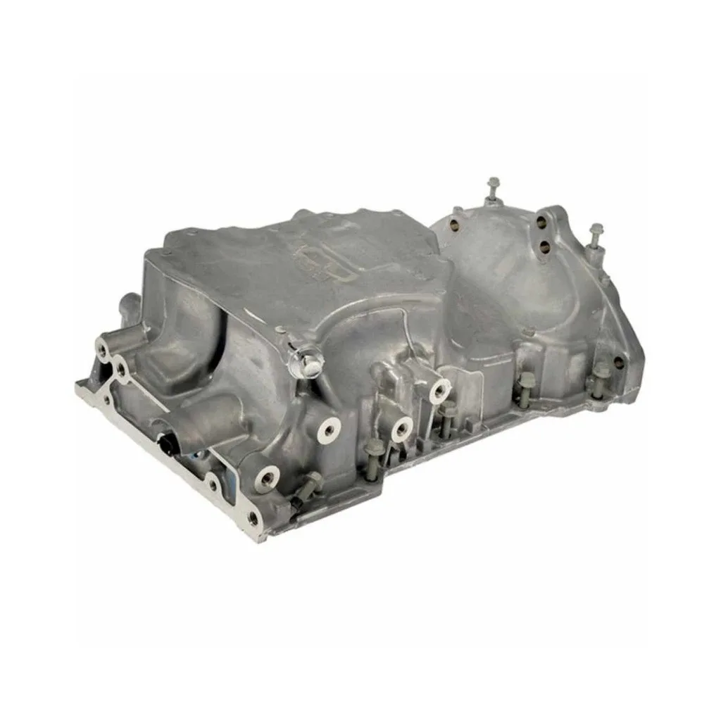 For Chevy Equinox/Traverse 2013-2017 Engine Oil Pan | Aluminum | Metallic Gray