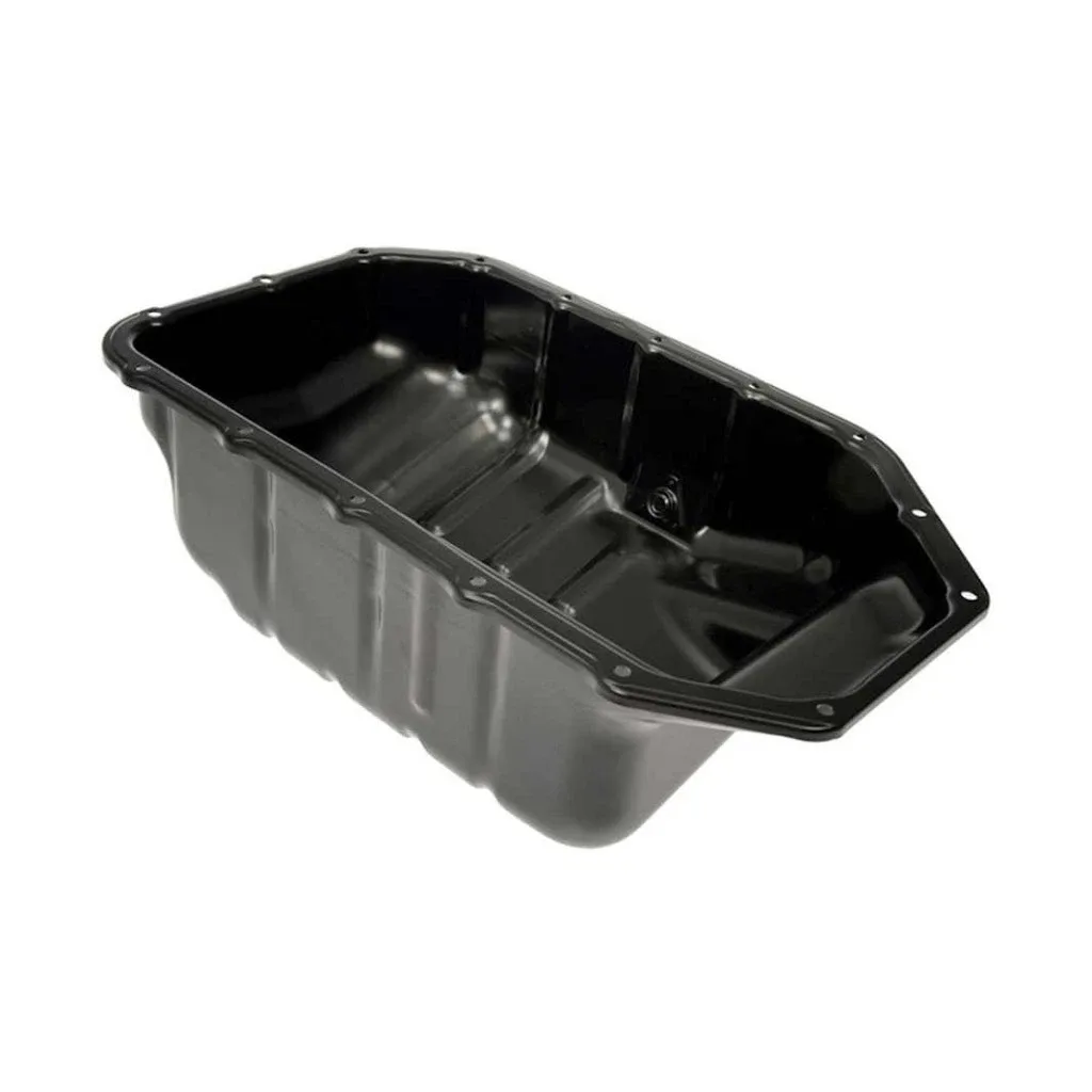 For Acura TSX 2004-2008 Engine Oil Pan | Coated Steel | Black | Hydraulic Pump image 2