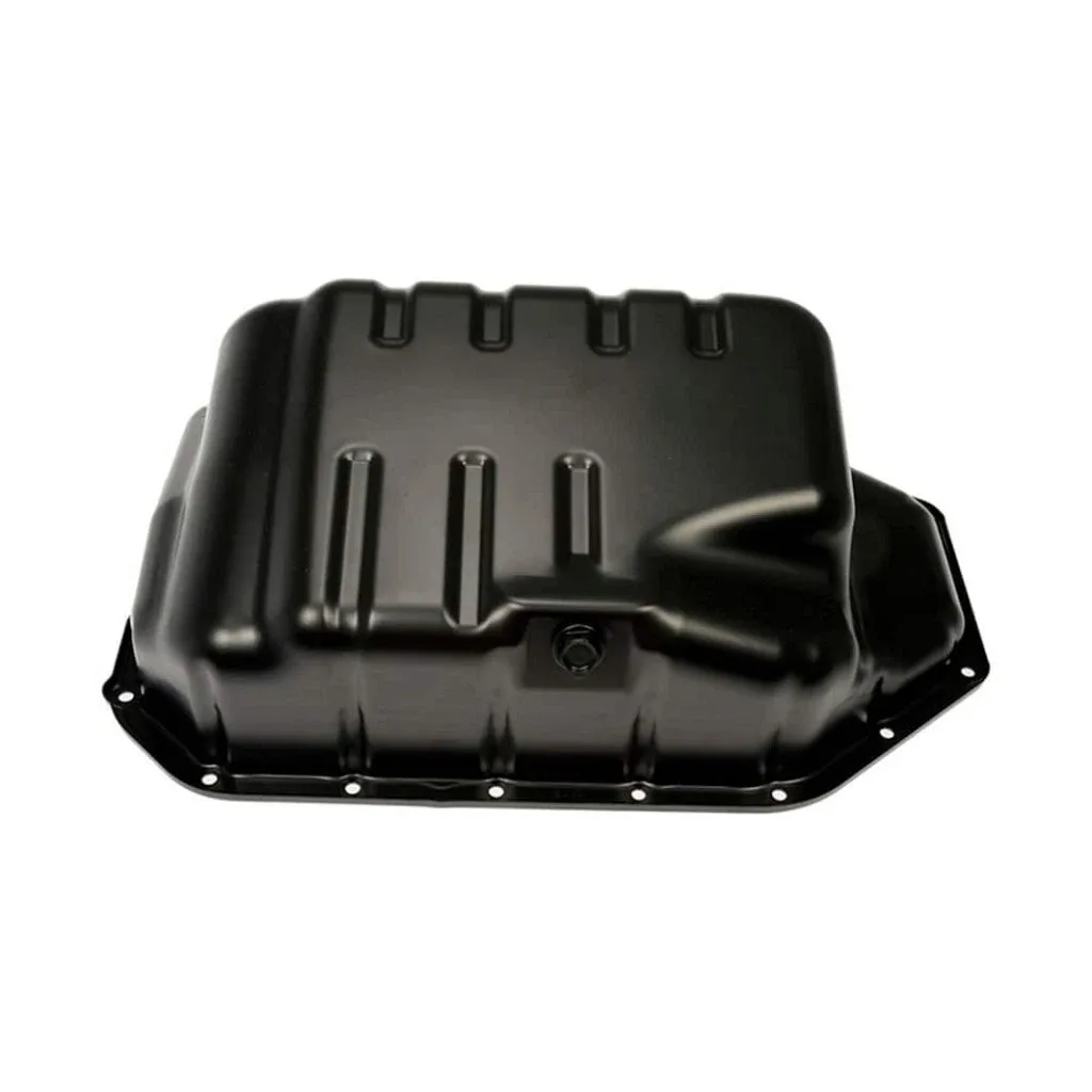 For Acura TSX 2004-2008 Engine Oil Pan | Coated Steel | Black | Hydraulic Pump image 3