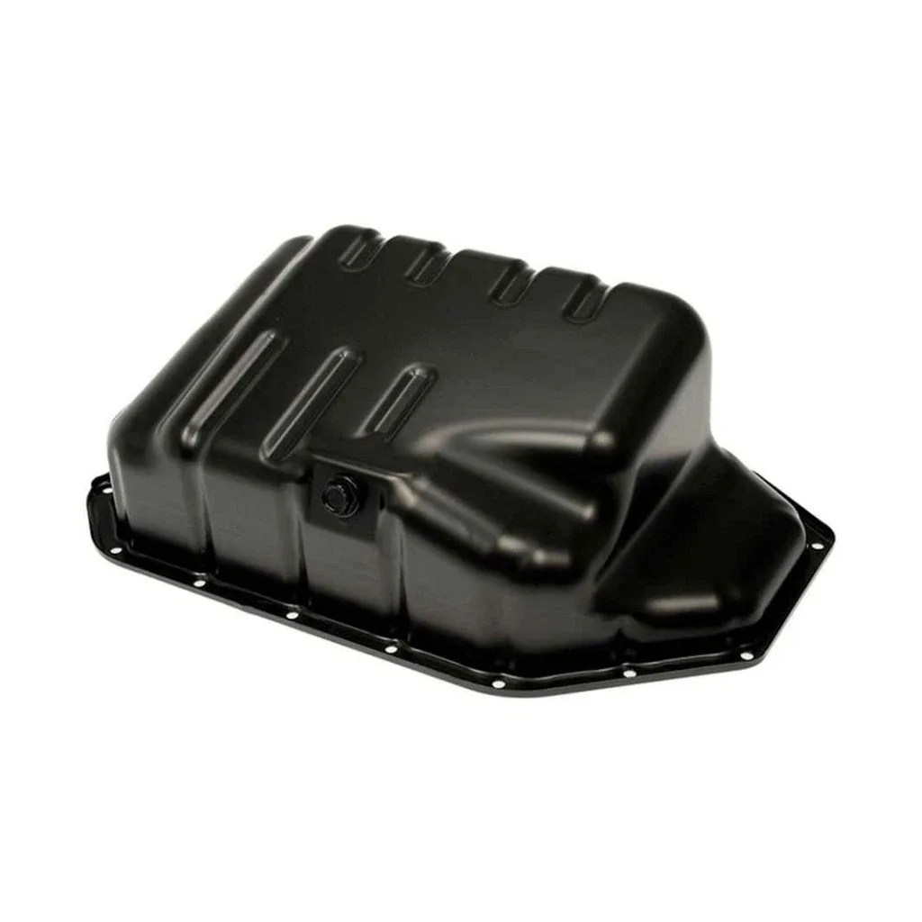 For Acura TSX 2004-2008 Engine Oil Pan | Coated Steel | Black | Hydraulic Pump