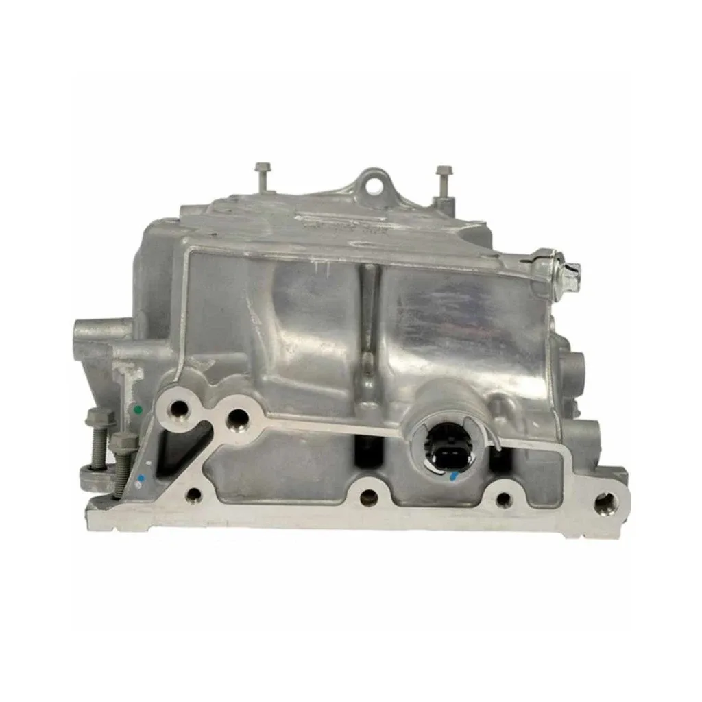 For Cadillac XTS 2013-2019 Engine Oil Pan Aluminum Metallic Gray Hydraulic Pump image 2
