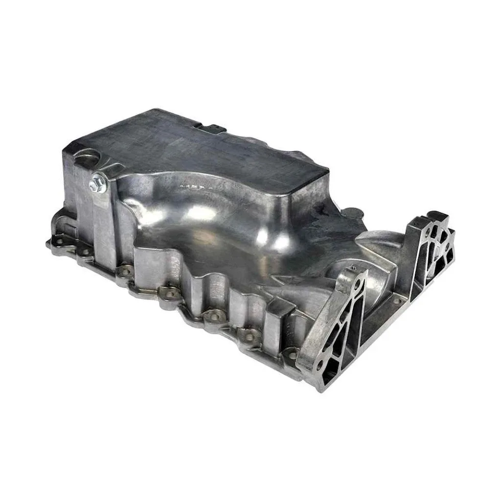 For Ford Edge 2007 08 09 2010 Engine Oil Pan | Aluminum | Metallic Gray Wet Sump