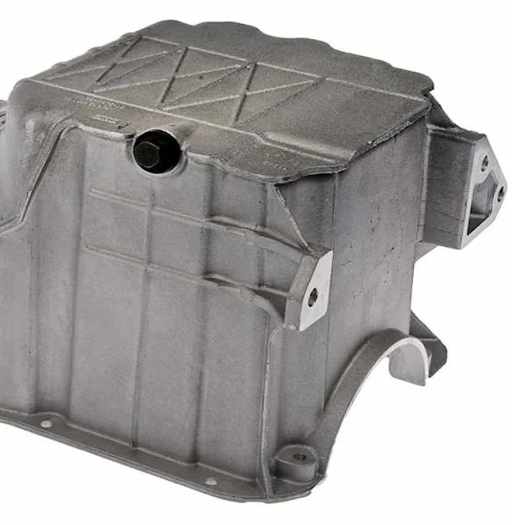 For Ford E-150/E-150 Club Wagon 2003 Engine Oil Pan | Aluminum | Metallic Gray image 3