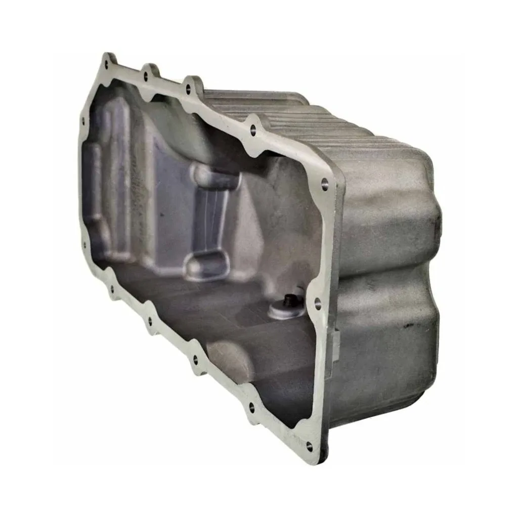 For Chrysler Neon/Stratus 1997 Engine Oil Pan | Aluminum Metallic Gray Wet Sump image 2