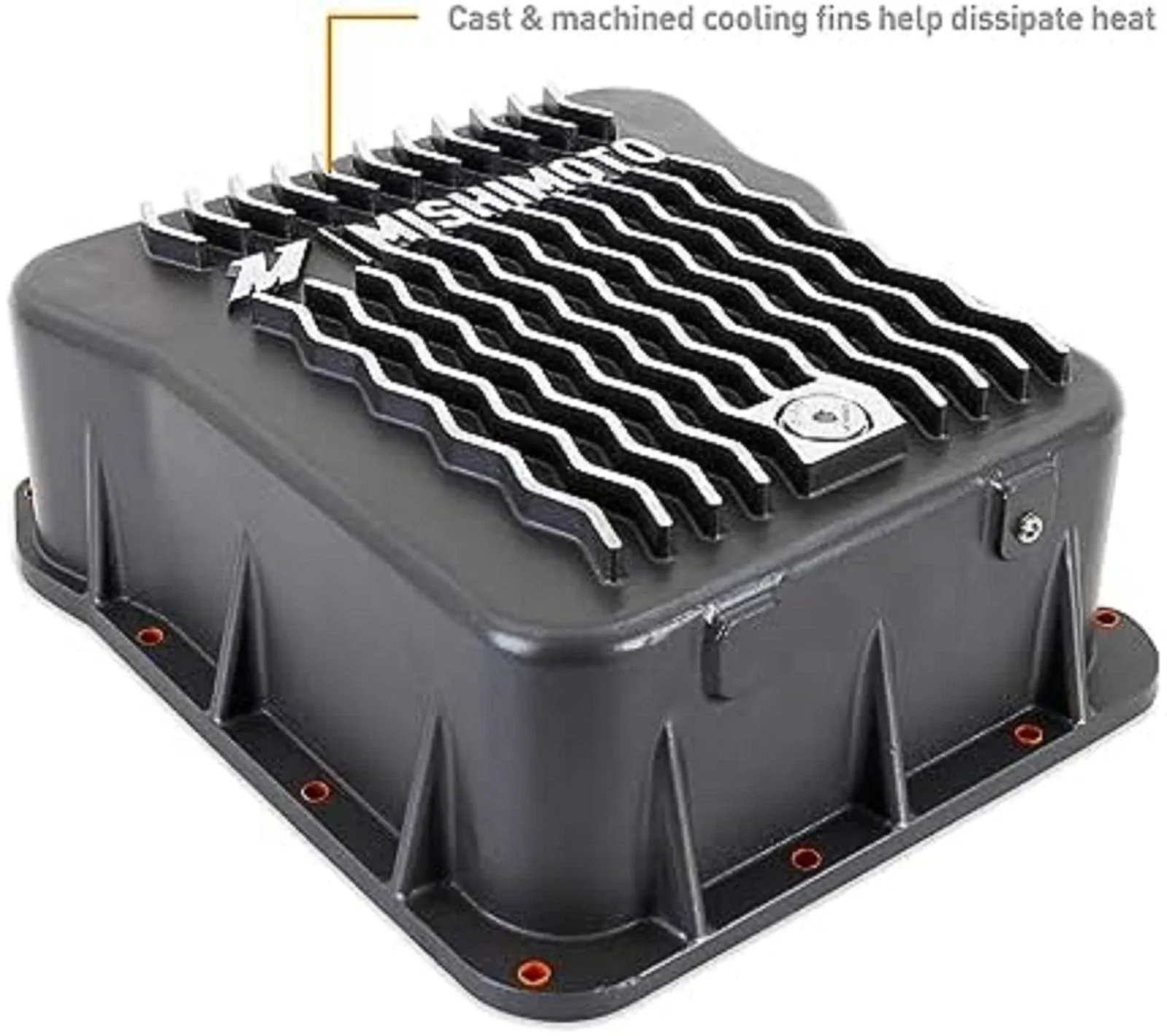 Mishimoto Aluminum Transmission Pan for Chevy GMC 6.6L Duramax 2001-2019 image 2