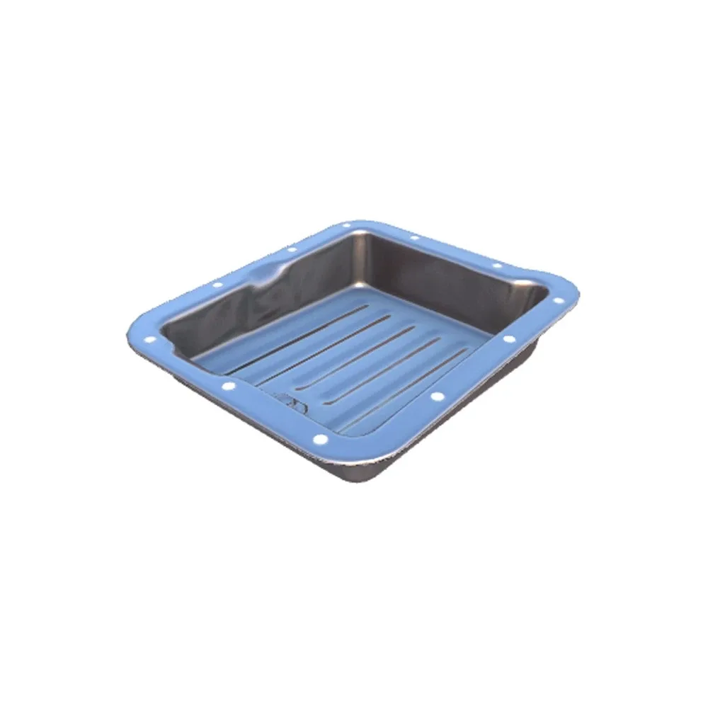 CJ Classics Transmission Oil Pan With Drain Plug Chrome C4 image 2
