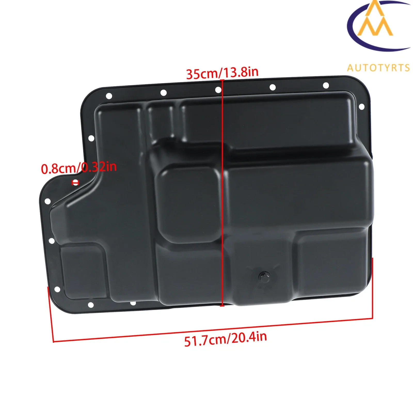 Automatic Transmission Oil Pan For Ford F-250 350 450 Super Duty F53 E-350 E-450 image 3