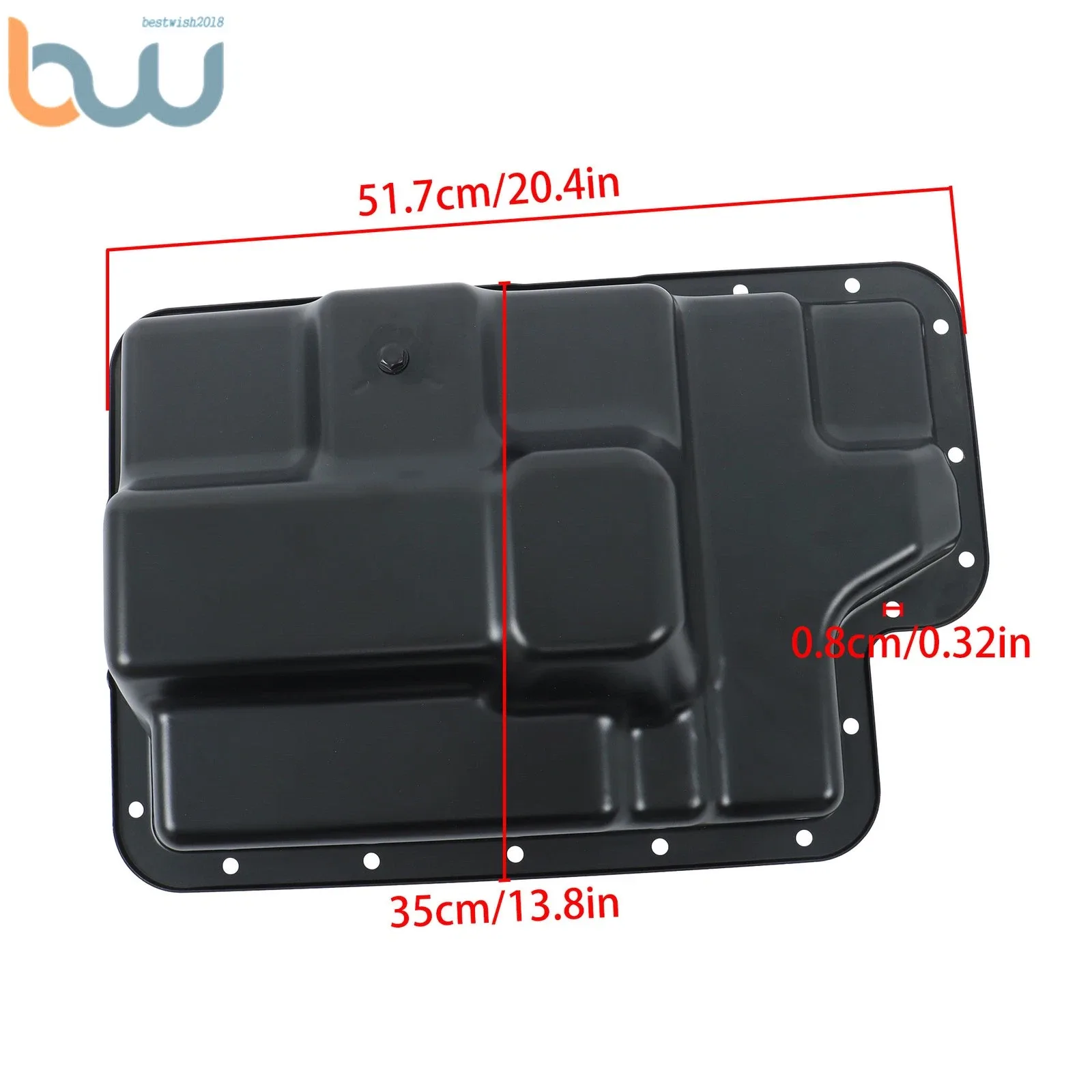 For Ford F53 F-250 350 450 550 Super Duty E-150 E-350 E-450 Transmission Oil Pan image 4